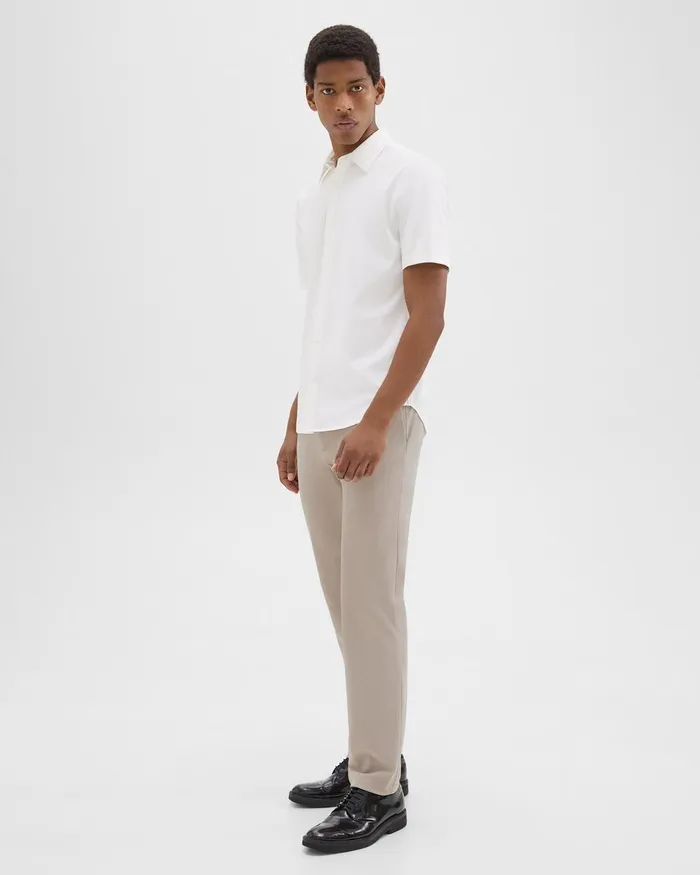 Theory Pants Zaine Pant In Precision Ponte Putty 8211 Men