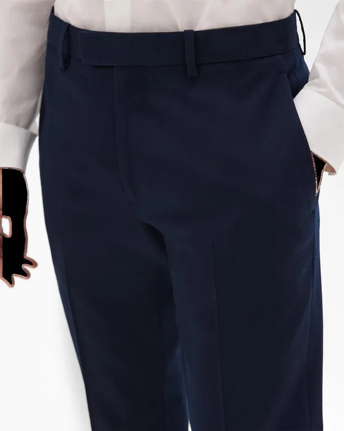 Theory Pants Zaine Tab Pant In Stretch Cotton Baltic 8211 Men