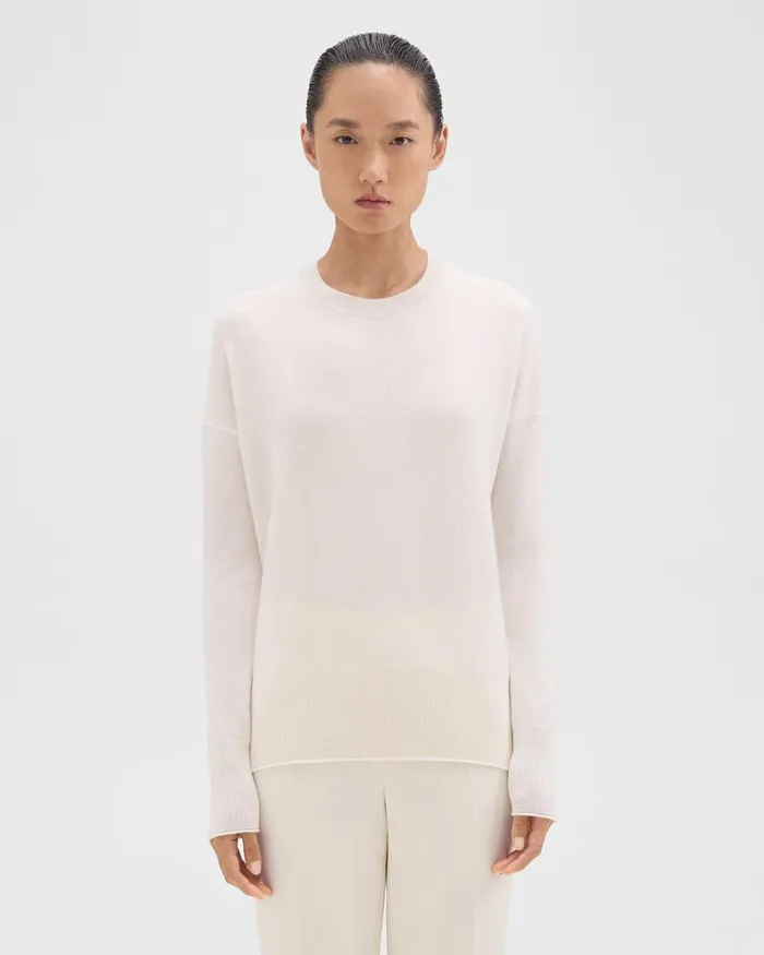 Theory Sweaters Cardigans Karenia Sweater In Cashmere Ivory 8211 Women