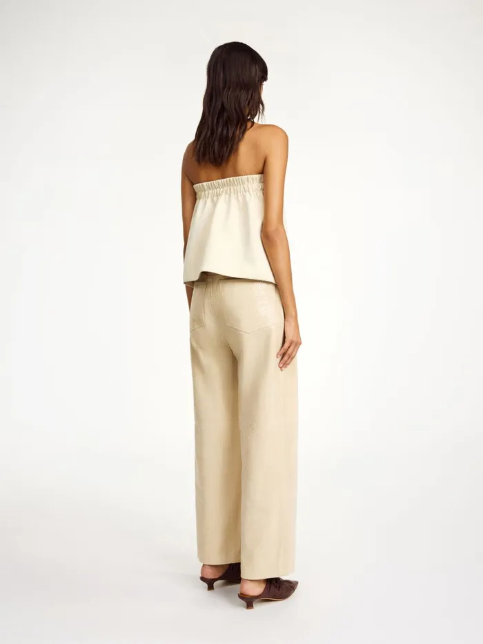 Tops and Blouses Women By Malene Birger Hermie Top Oyster Gray