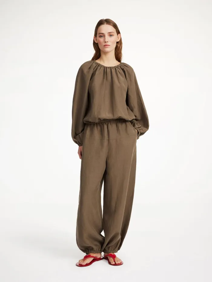 Tops and Blouses Women By Malene Birger Lalow Blouse Shitake