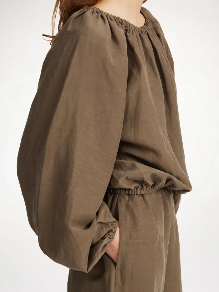 Tops and Blouses Women By Malene Birger Lalow Blouse Shitake