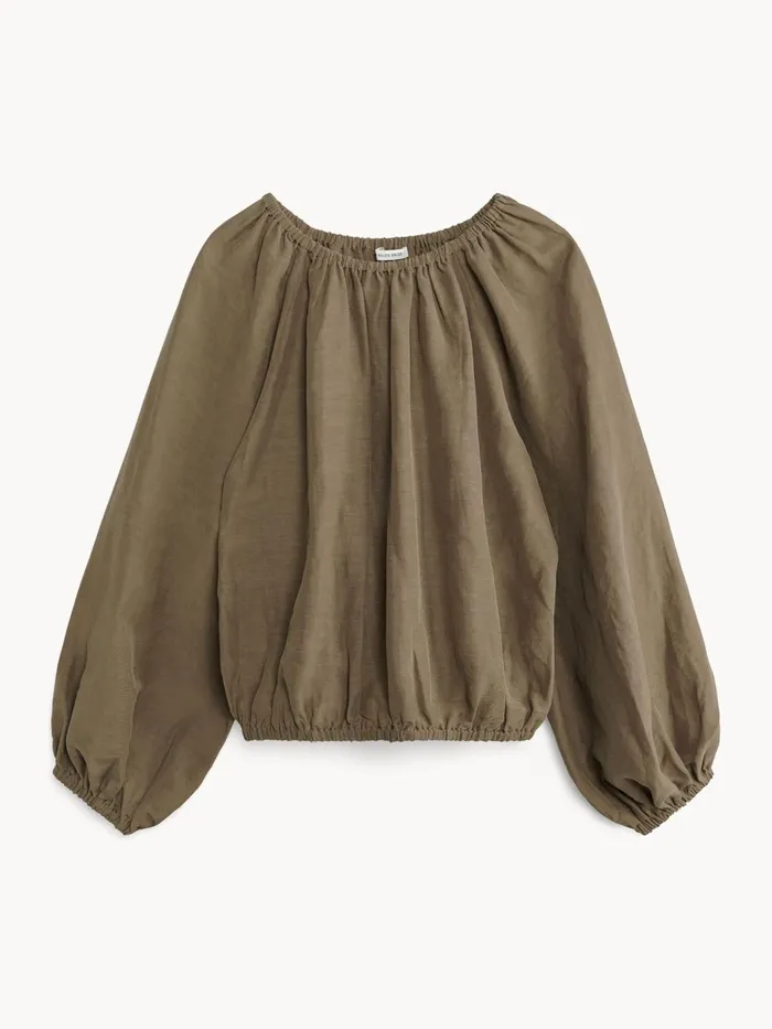 Tops and Blouses Women By Malene Birger Lalow Blouse Shitake