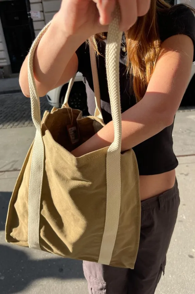 Tote Bag Tan Women Brandy Melville Tote Bags