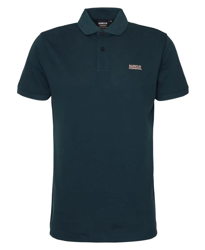 Tourer Polo Shirt Forest River Men Barbour Polo Shirts