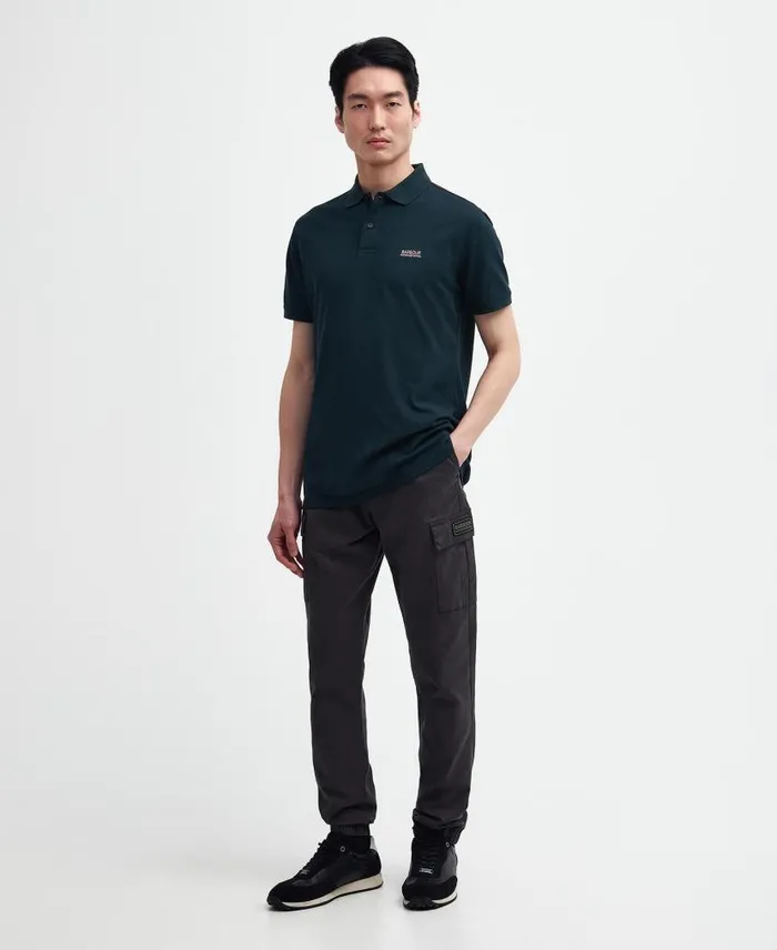 Tourer Polo Shirt Forest River Men Barbour Polo Shirts