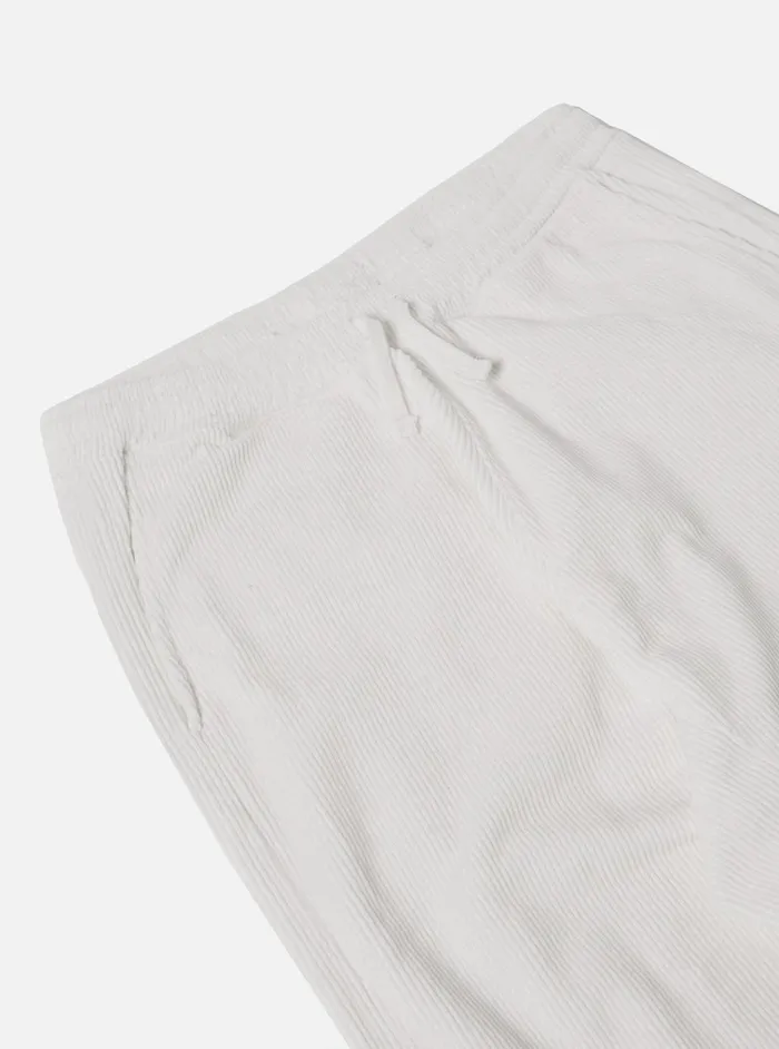 Trousers Men Universal Works Universal Works Braga Pant In Ecru 6 Wale Corduroy