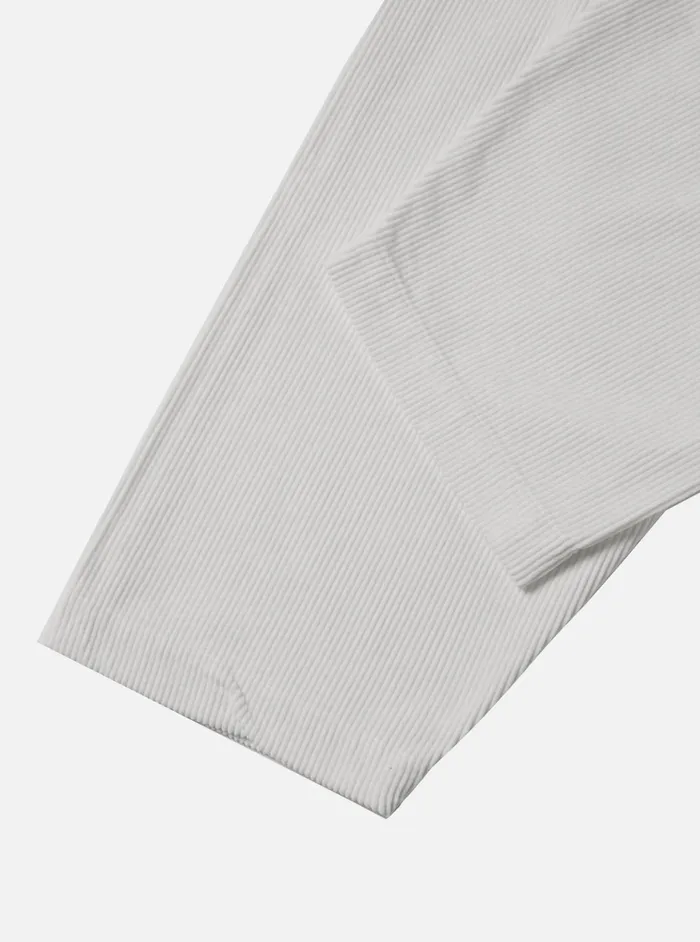 Trousers Men Universal Works Universal Works Braga Pant In Ecru 6 Wale Corduroy
