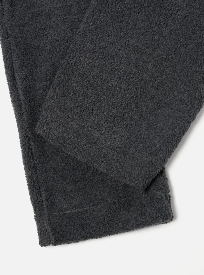 Trousers Men Universal Works Universal Works Judo Pant In Charcoal Mountain Fleece