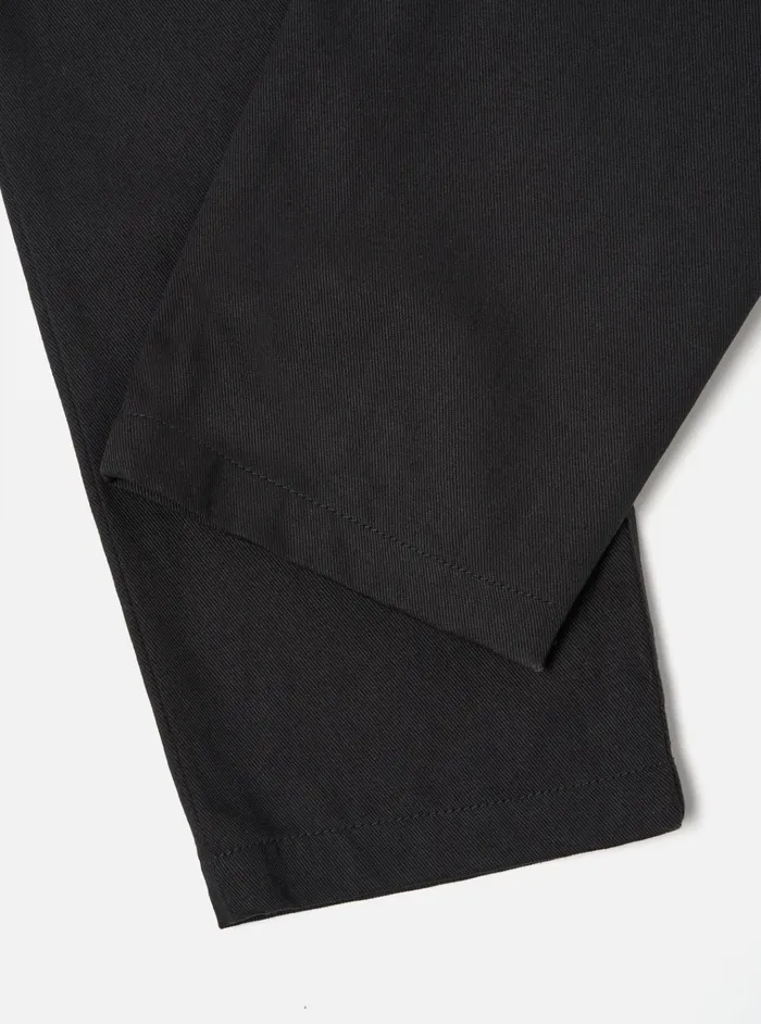 Trousers Men Universal Works Universal Works Military Chino In Black Works Twill