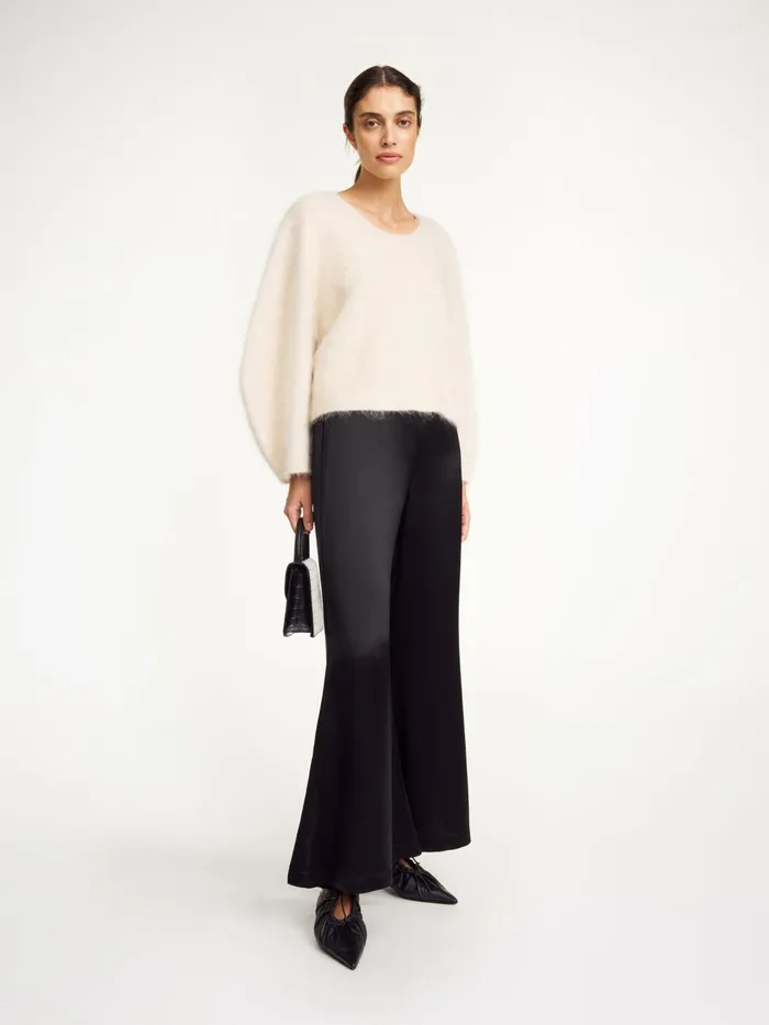 Trousers Women By Malene Birger Lucee Flared Trousers Black