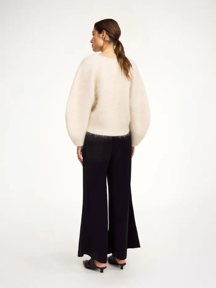 Trousers Women By Malene Birger Lucee Flared Trousers Black