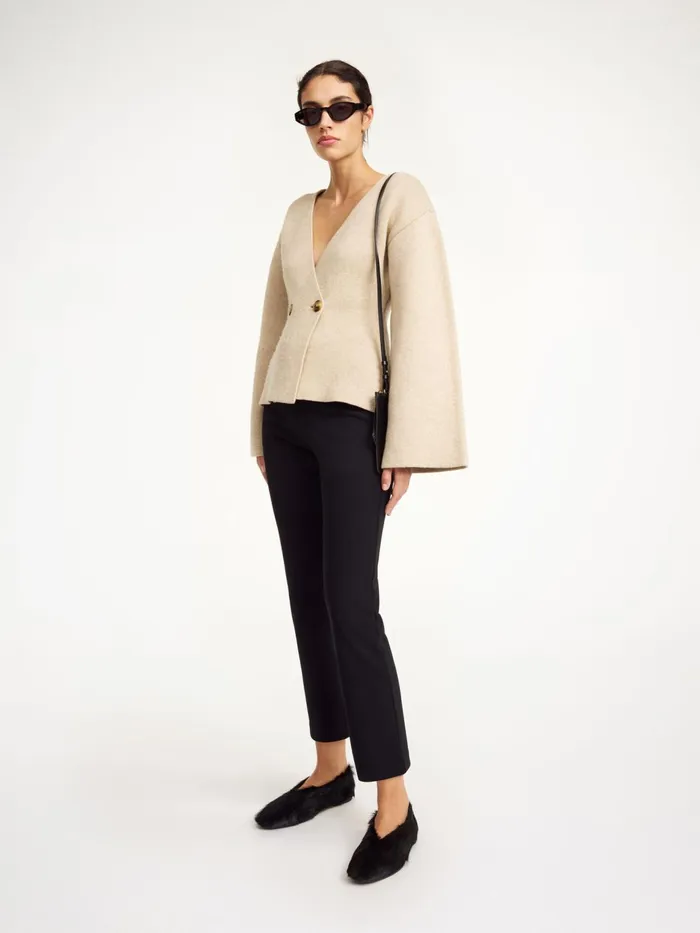 Trousers Women By Malene Birger Vilea Cropped Trousers Black