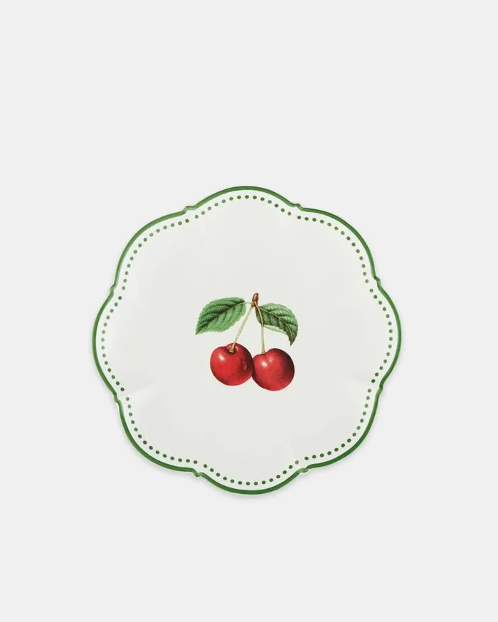Tutti Frutti Dessert Plate Green Women Aquazzura Dinnerware Tutti Frutti Dessert Plate Green Women Aquazzura Dinnerware