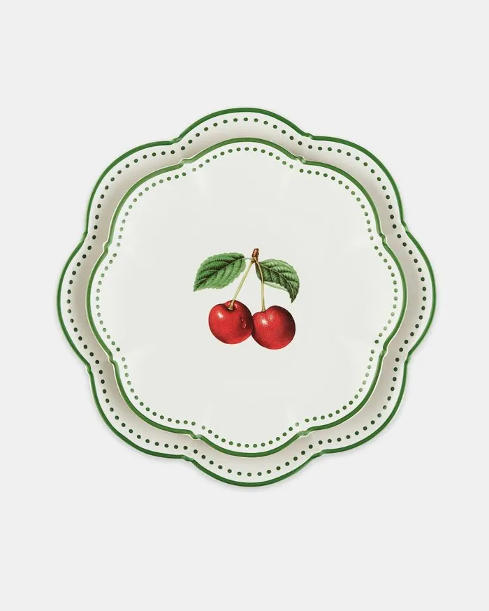 Tutti Frutti Dessert Plate Green Women Aquazzura Dinnerware Tutti Frutti Dessert Plate Green Women Aquazzura Dinnerware