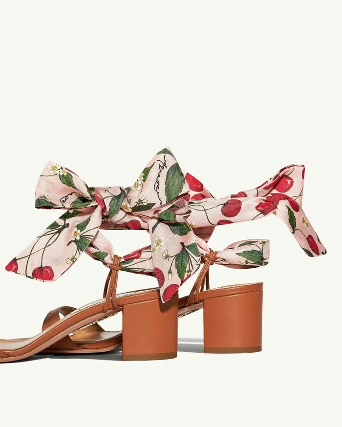 Twilly Sandal 50 Brown Women Aquazzura Sandals