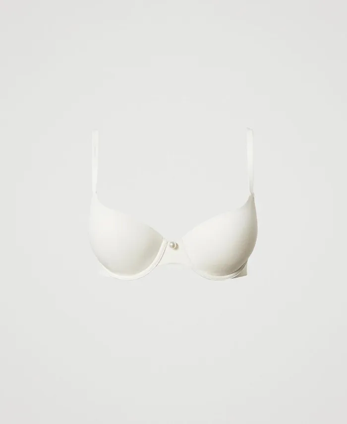 Twinset Charmeuse PushUp Bra Antique White Women Underwear And Nightwear Twinset Charmeuse PushUp Bra Antique White Women Underwear And Nightwear