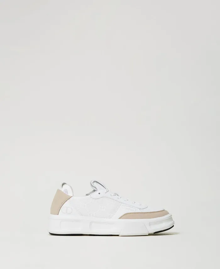 Twinset Colour Block Fessura Trainers White Women Trainers