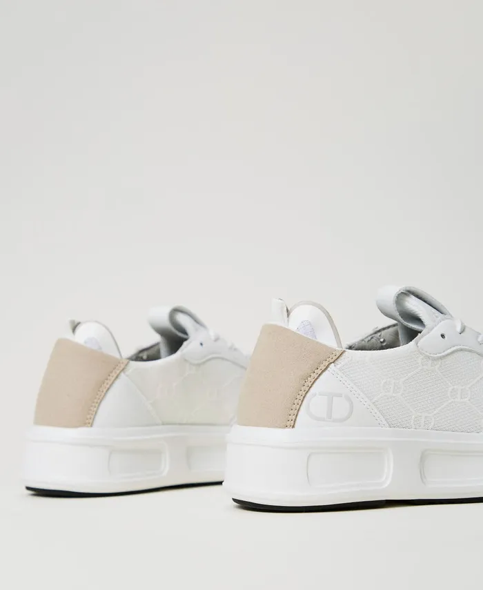 Twinset Colour Block Fessura Trainers White Women Trainers Twinset Colour Block Fessura Trainers White Women Trainers