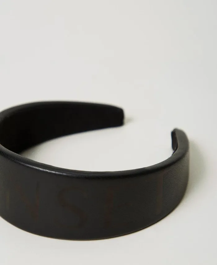 Twinset Headband With Logo Black Girl Twinset Headband With Logo Black Girl