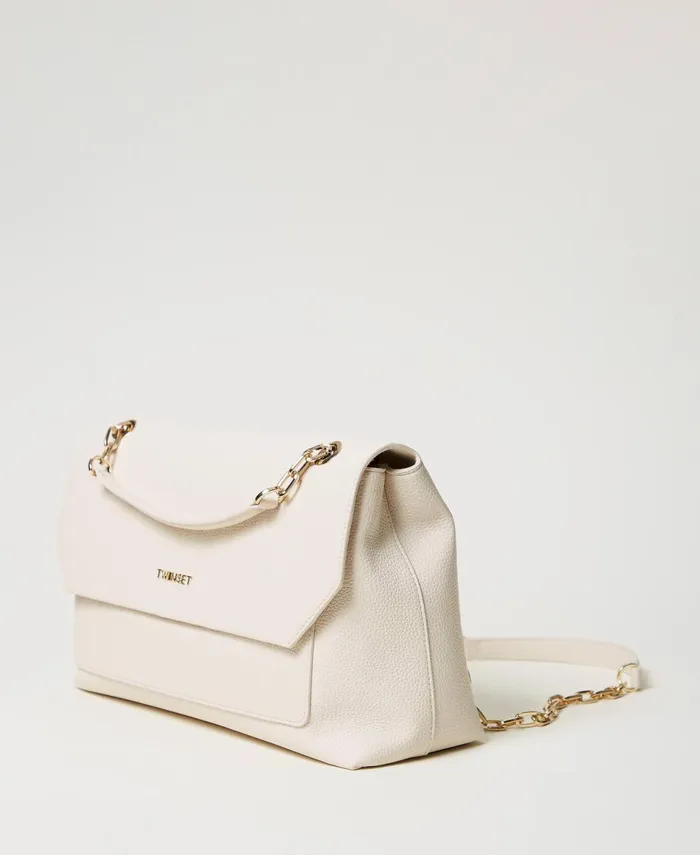 Twinset Shoulder Bag With Oval T Mother Of Pearl Women Shoulder Bags Twinset Shoulder Bag With Oval T Mother Of Pearl Women Shoulder Bags