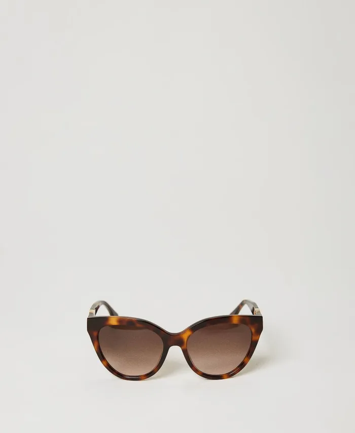 Twinset Tortoise CatEye Sunglasses Classic Havana Women Sunglasses