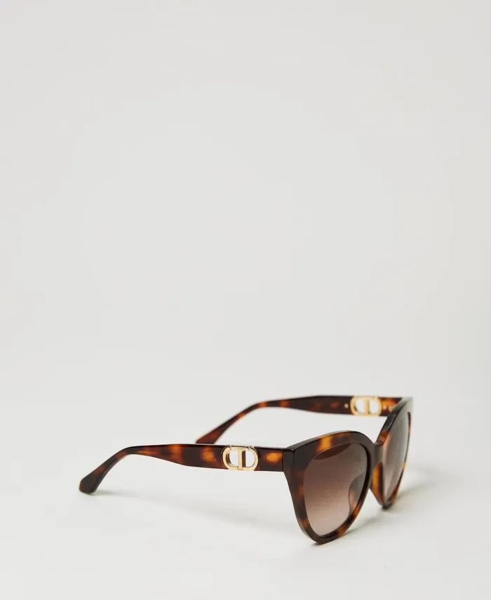 Twinset Tortoise CatEye Sunglasses Classic Havana Women Sunglasses
