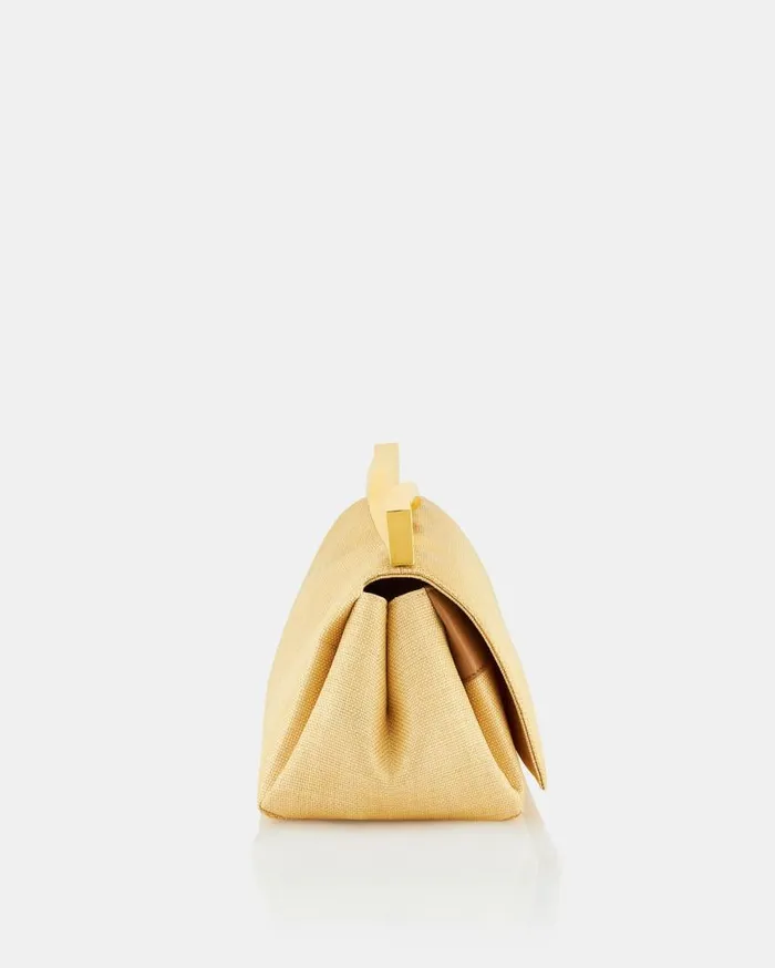 Twist Clutch Beige Women Aquazzura Clutch Bags