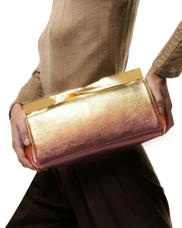 Twist Clutch Orange Women Aquazzura Clutch Bags Twist Clutch Orange Women Aquazzura Clutch Bags