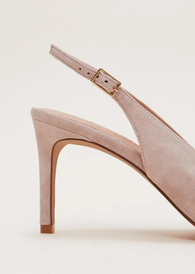 Twist Front Slingback Shoe Latte Women Phase Eight Occasion Shoes