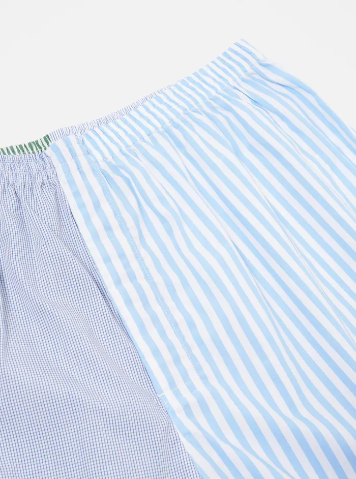 Underwear Men Universal Works Universal Works 3 Pack Boxer Short In Blue Classic Mix