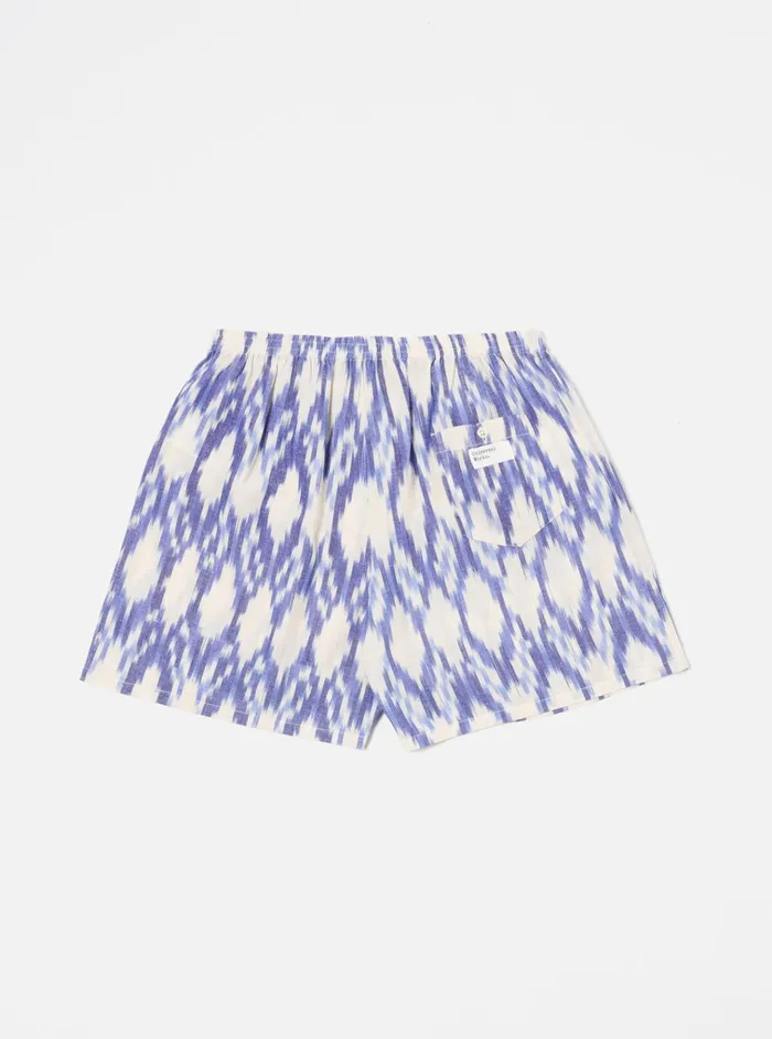 Underwear Men Universal Works Universal Works Boxer Short In Ecru Ikat I Cotton