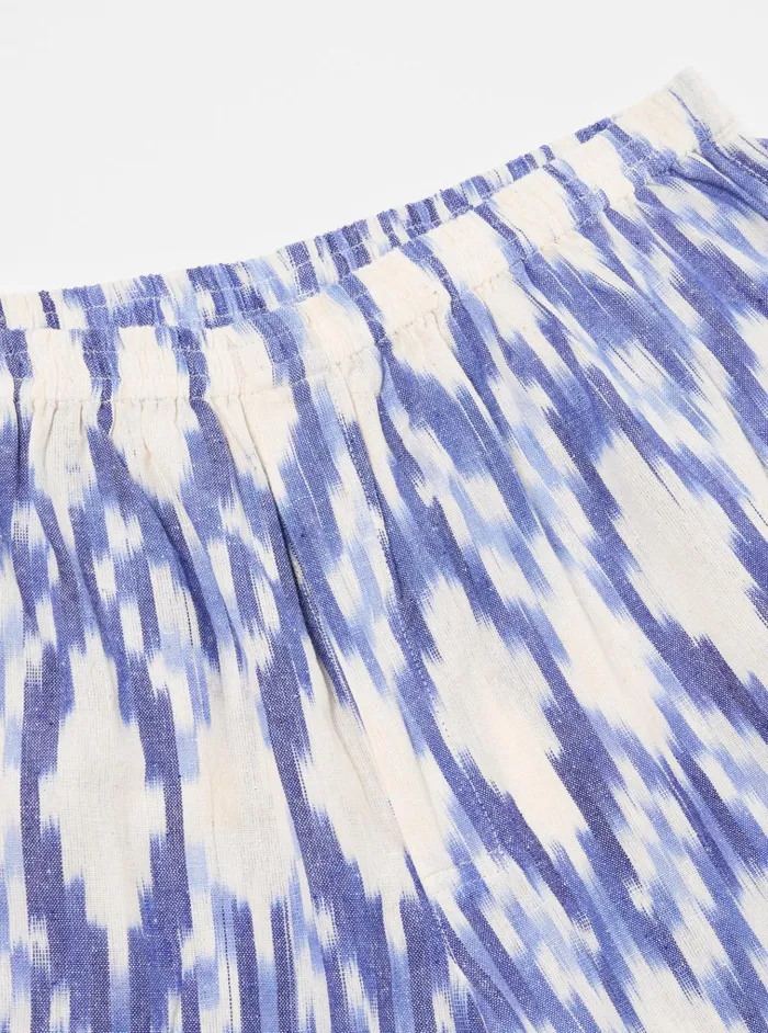Underwear Men Universal Works Universal Works Boxer Short In Ecru Ikat I Cotton