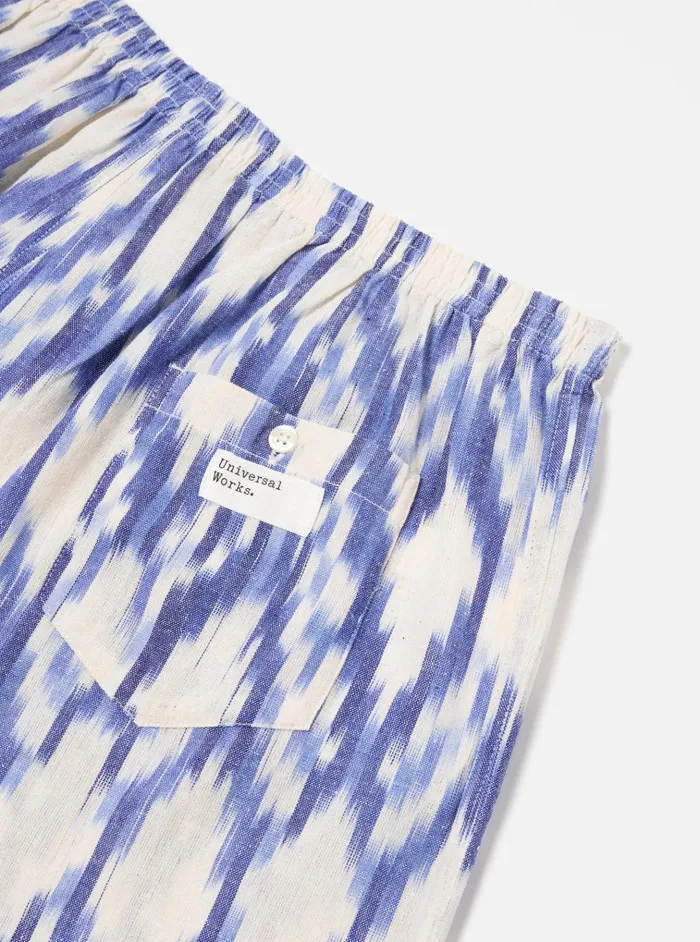 Underwear Men Universal Works Universal Works Boxer Short In Ecru Ikat I Cotton