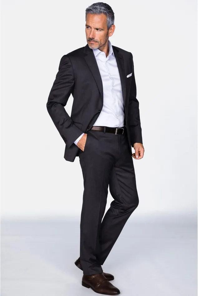 Van Laack Blazers Men Merino Wool Jacket Grey
