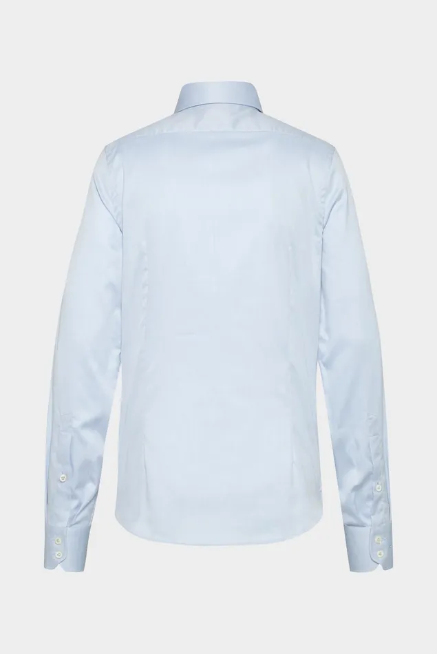 Van Laack Easy Iron Shirts Men Noniron Twill Shirt Slim Fit Light Blue Van Laack Easy Iron Shirts Men Noniron Twill Shirt Slim Fit Light Blue