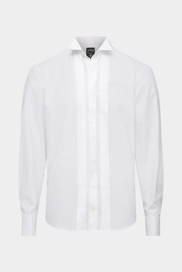 Van Laack Festliche Hemden Men Tuxedo Shirt With Wing Collar Tailor Fit White