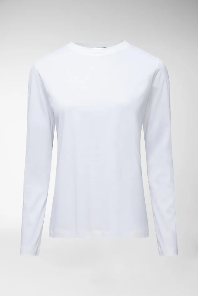 Van Laack Jersey Blouses Women Longsleeve TShirt Made Of Swiss Cotoon