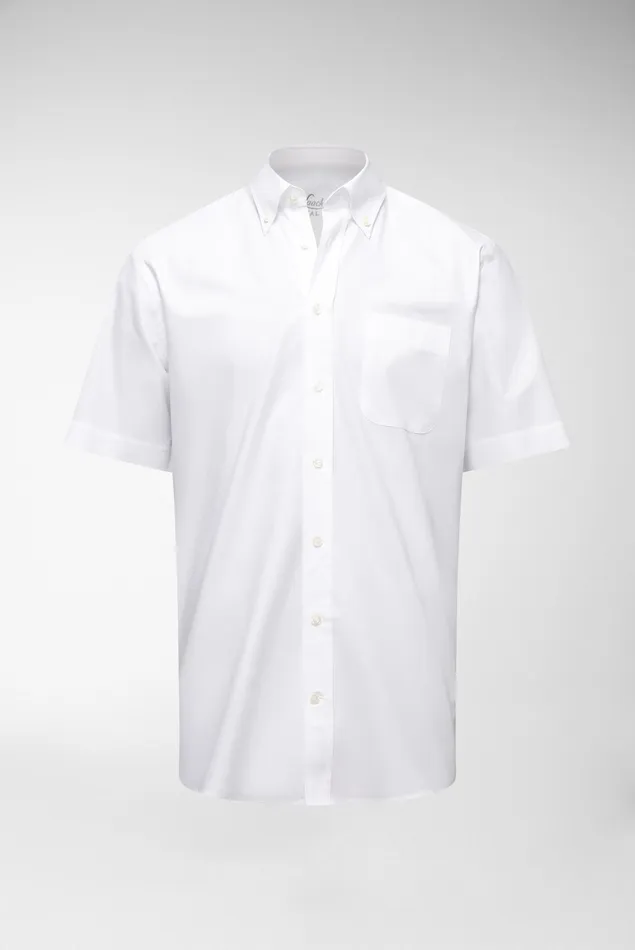 Van Laack Short Sleeve Shirts Men Short Sleeved Shirt Comfort Fit White