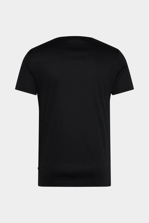 Van Laack TShirts Men Swiss Cotton Jersey Crew Neck TShirt Black Van Laack TShirts Men Swiss Cotton Jersey Crew Neck TShirt Black