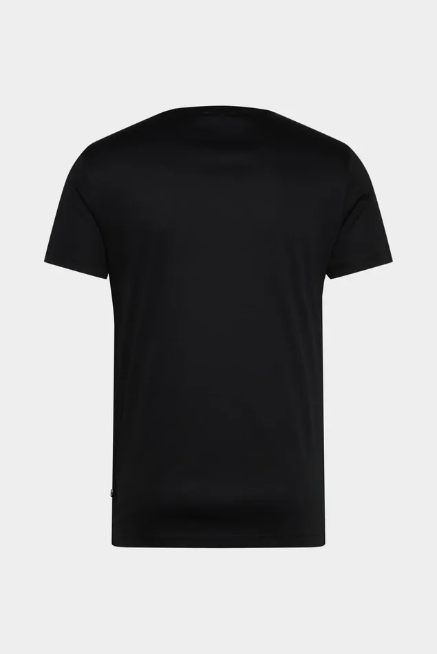 Van Laack TShirts Men Swiss Cotton Jersey Crew Neck TShirt Black Van Laack TShirts Men Swiss Cotton Jersey Crew Neck TShirt Black