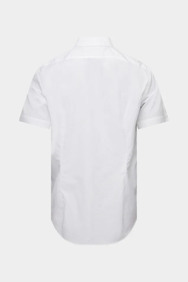 Van Laack TailorFit Shirts Men Shortsleeved Shirt In Cotton Poplin White Van Laack TailorFit Shirts Men Shortsleeved Shirt In Cotton Poplin White