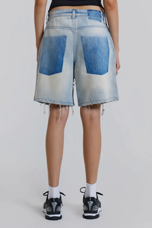 Vault Denim Shorts Blue Women Jaded London Shorts and Jorts