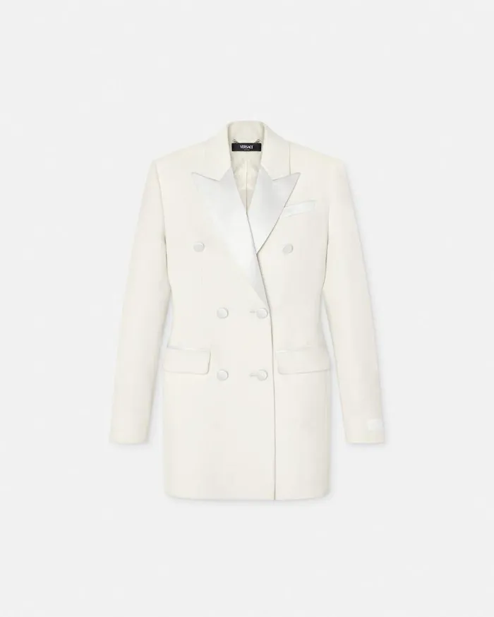 Versace Blazer and Jackets Tuxedo Hourglass Blazer White 8211 Women