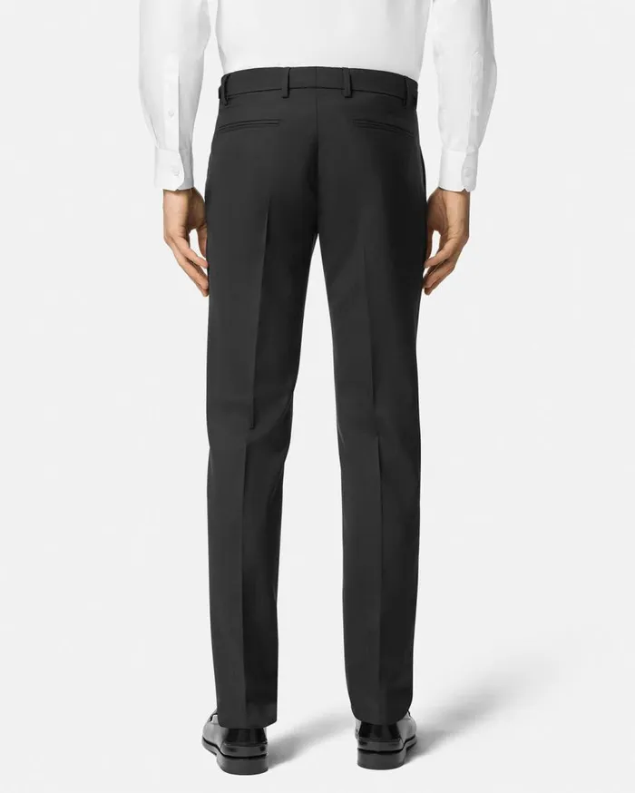 Versace Blazers and Suits Wool Formal Pants Black 8211 Men Versace Blazers and Suits Wool Formal Pants Black 8211 Men