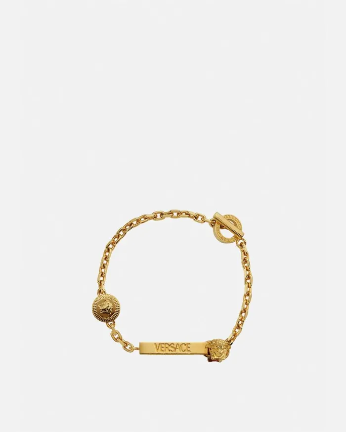 Versace Bracelets Medusa Greca Logo Bracelet Light Gold 8211 Men