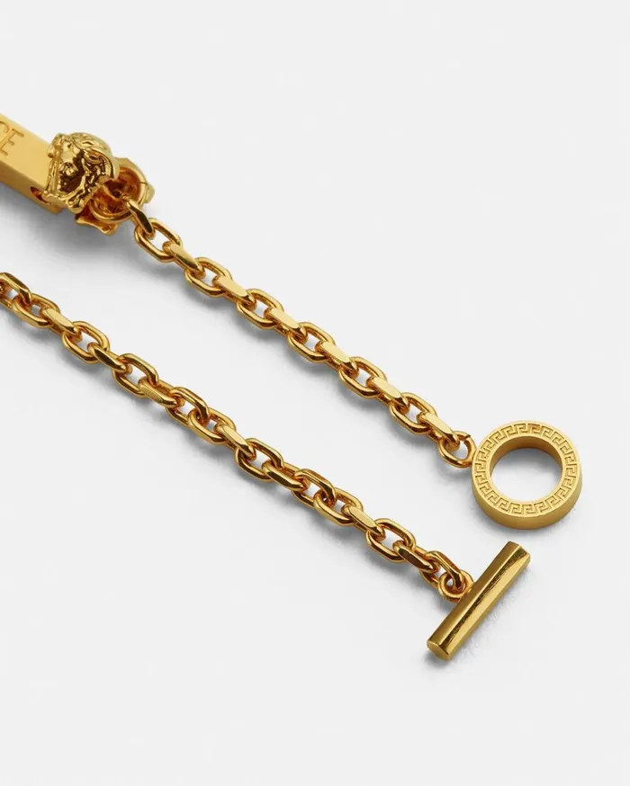 Versace Bracelets Medusa Greca Logo Bracelet Light Gold 8211 Men Versace Bracelets Medusa Greca Logo Bracelet Light Gold 8211 Men
