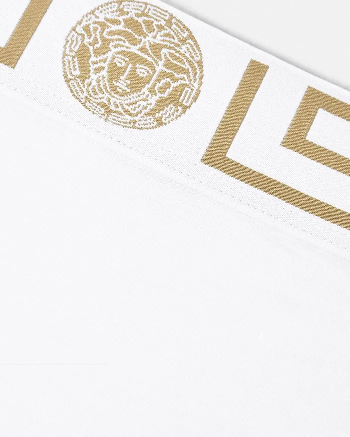 Versace Bras and Briefs Greca Border Briefs White 8211 Women Versace Bras and Briefs Greca Border Briefs White 8211 Women