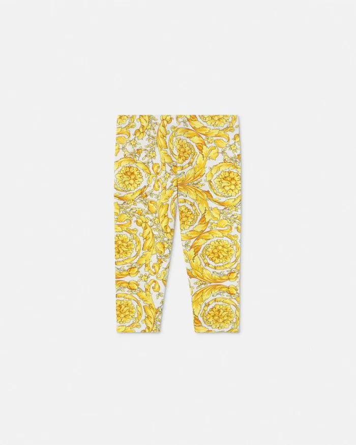 Versace Clothing Barocco Baby Leggings Print 8211 Children