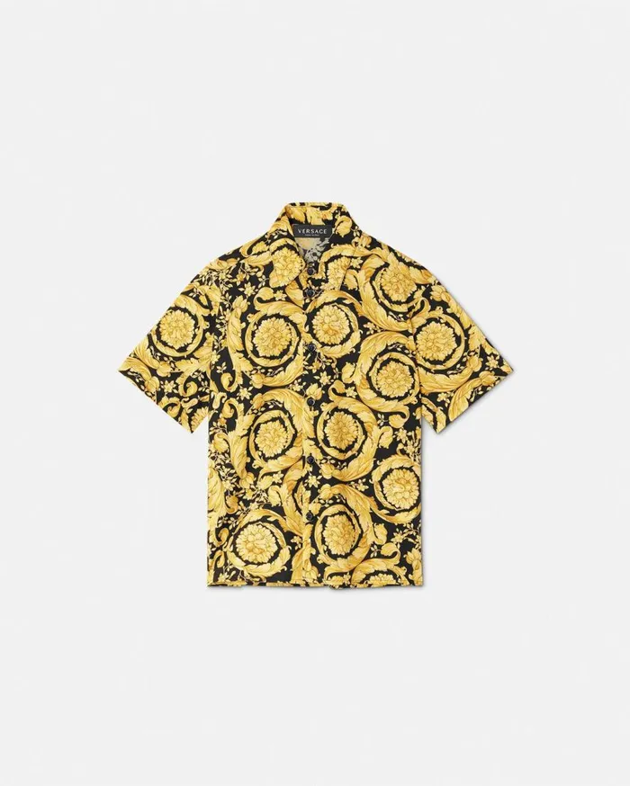 Versace Clothing Barocco Kids Shirt Blackprint 8211 Children